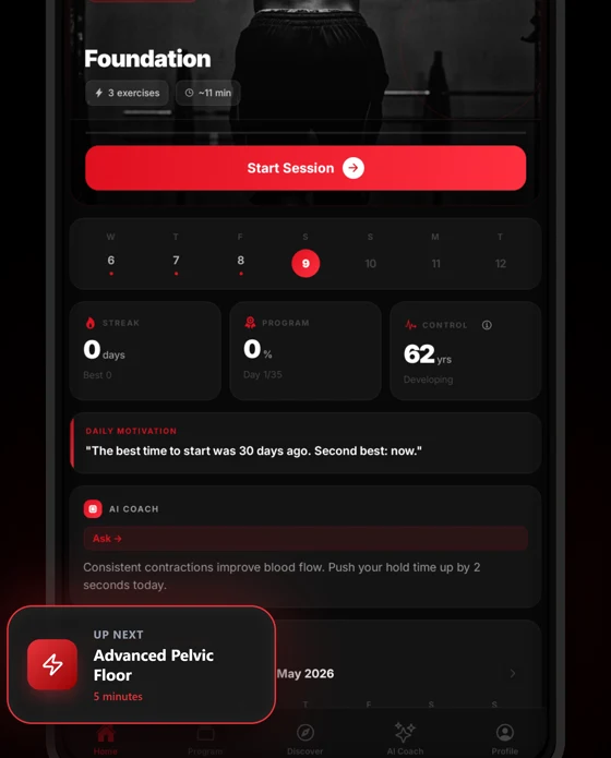 Progress and streak screen